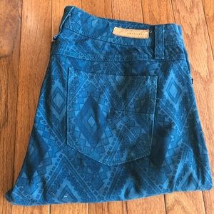 Teal Tribal Denim Jeans - Sanctuary Denim